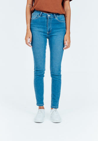Mossimo Tricia Medium Blue Skinny Low Jeans