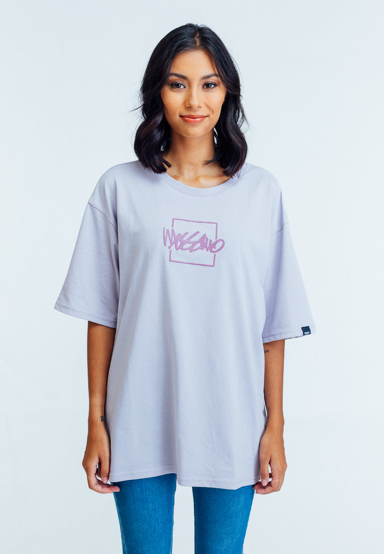 Mossimo Luisa Light Purple Oversized Fit Tee