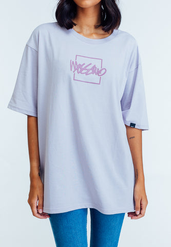 Mossimo Luisa Light Purple Oversized Fit Tee