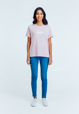 Mossimo Johanna Light Pink Classic Fit Tee