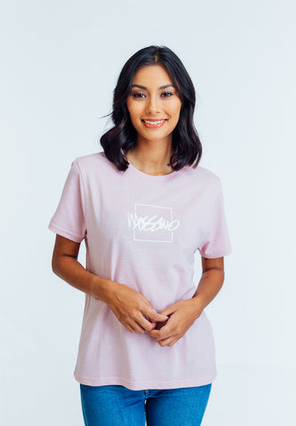 Mossimo Johanna Light Pink Classic Fit Tee