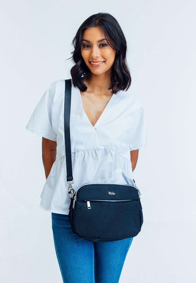 Mossimo Alliah Black Shoulder Bag