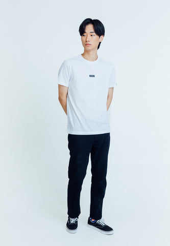 Mossimo Renzo White Muscle Fit Tee