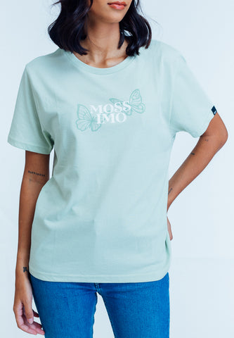 Mossimo Gia Fog Green Classic Fit Tee