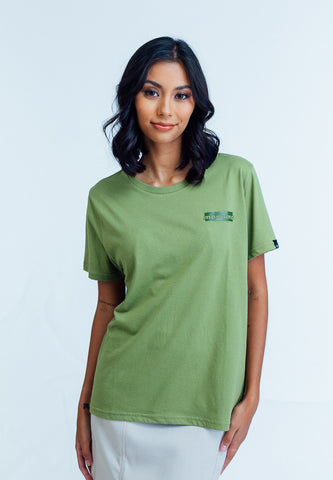 Mossimo Amira Iguana Green Classic Fit Tee