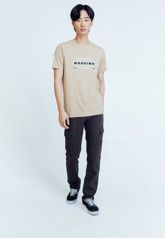 Mossimo Romeo Wheat Muscle Fit Tee