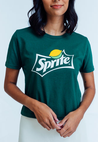 Mossimo Lianne Sprite Dark Green Classic Cropped Tee