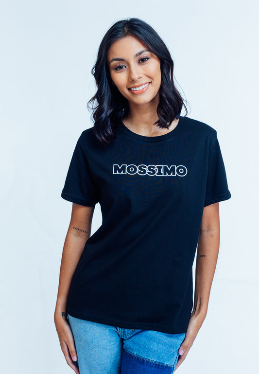 Mossimo Emma Black Classic Fit Tee