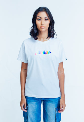 Mossimo Carren White Classic Fit Tee