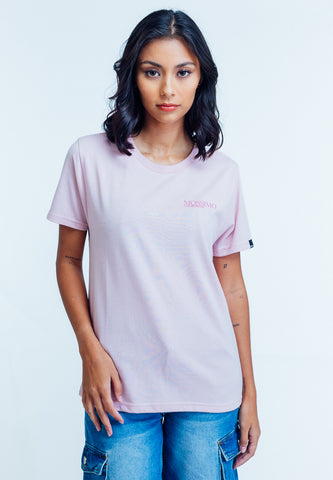 Mossimo Claudine Light Pink Classic Fit Tee