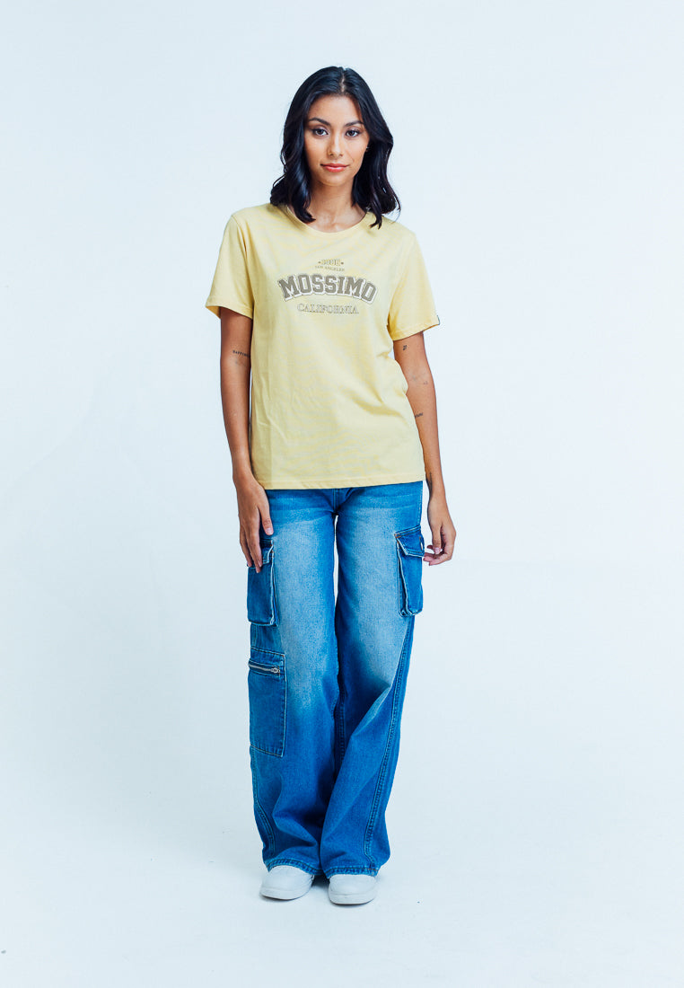 Mossimo Sherilyn Light Yellow Classic Fit Tee