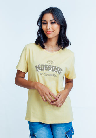Mossimo Sherilyn Light Yellow Classic Fit Tee