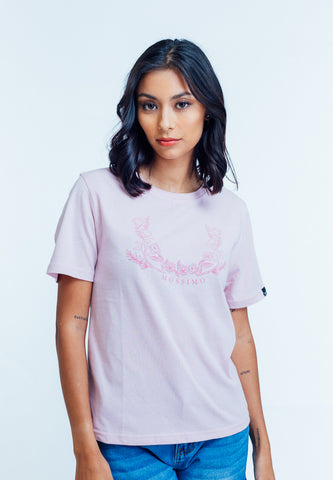 Mossimo Lucia Light Pink Comfort Fit Tee