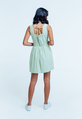 Mossimo Pearlyn Sage Green Midi Dress