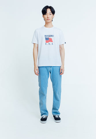 Mossimo Joel White Classic Fit Tee