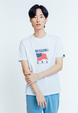 Mossimo Joel White Classic Fit Tee