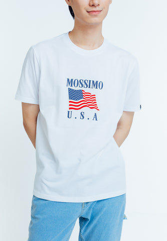 Mossimo Joel White Classic Fit Tee