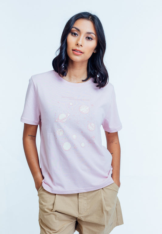 Mossimo Jolene Light Pink Comfort fit Tee