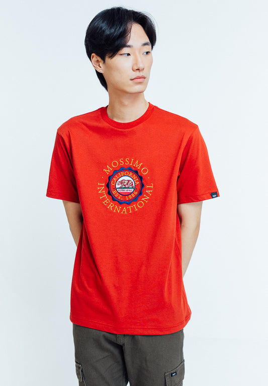 Mossimo Ashton Red Premium Comfort Fit Tee