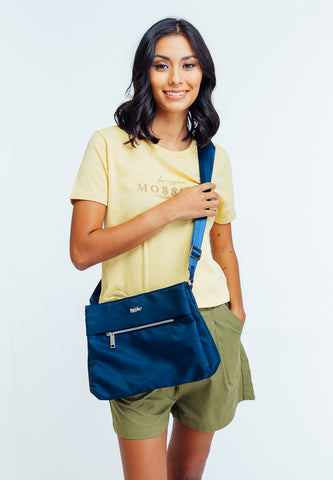Mossimo Jenna Blue Shoulder Bag