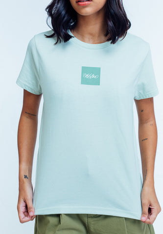 Mossimo Amethyst Fog Green Classic Fit Tee
