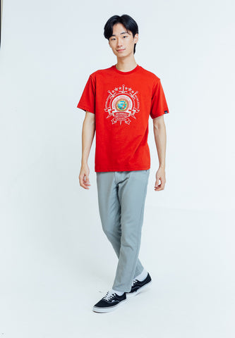 Mossimo Luiz Red Premium Comfort Fit Tee