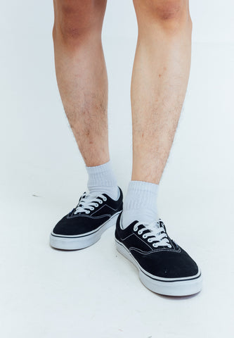 Mossimo Socks- White Unisex Quarter Sports Socks (3 in 1 Pack)