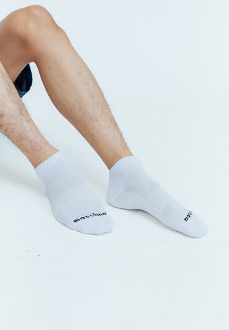 Mossimo Socks- White Unisex Ankle Sports Socks (3 in 1 Pack)