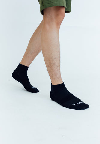 Mossimo Socks- Unisex Black Casual Socks (3 in 1 Pack)