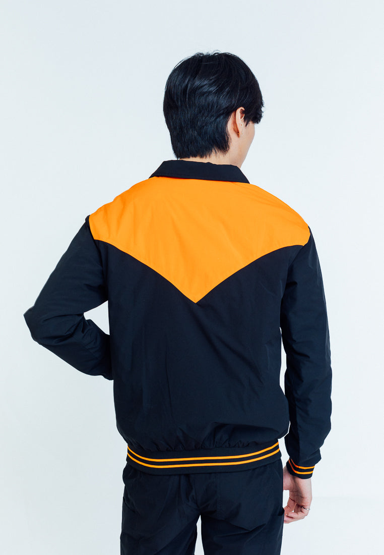Mossimo Gregory Fanta Black Apricot Oversized Bomber Jacket Mossimo PH