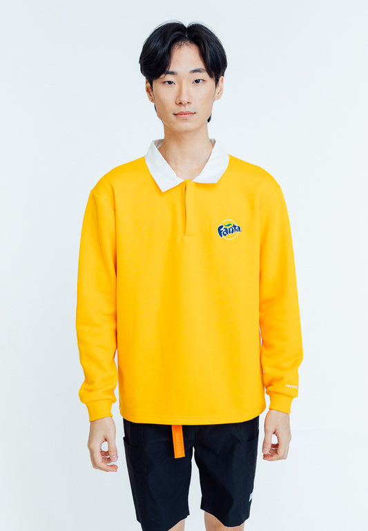 Mossimo Amari Apricot Orange Fanta Oversized Pullover