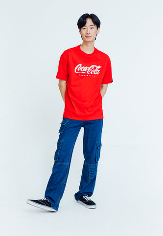 Mossimo Jett Red Coca Cola Urban Fit Tee