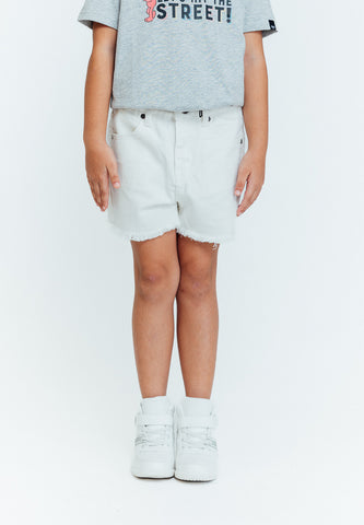 Mossimo Kids Janice White Mid Rise Midi Shorts