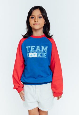 Mossimo Kids Blue Red Sesame Street Raglan Pullover