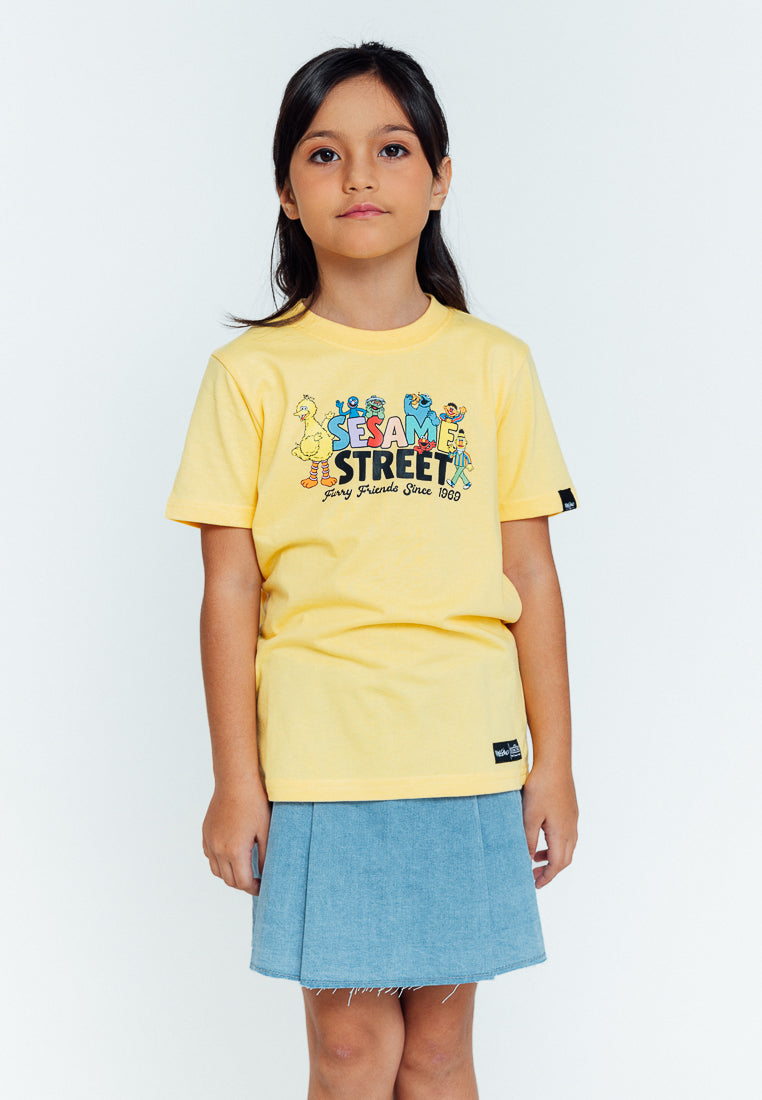 Mossimo Kids Yellow Sesame Street Furry Friends Tshirt