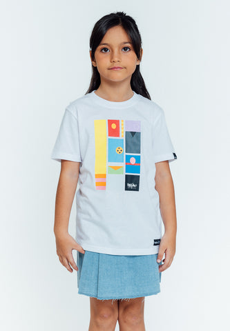 Mossimo White Sesame Street Kids Printed Tshirt