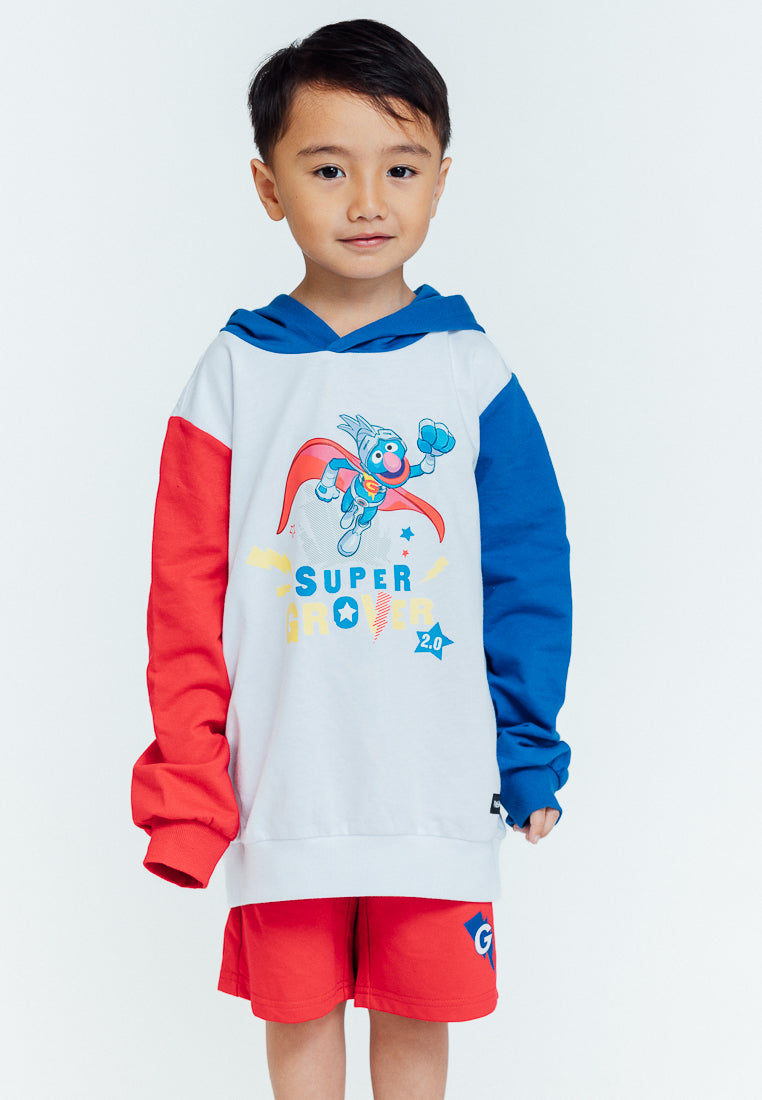 Mossimo Kids White Sesame Street Hoodie and Shorts Set