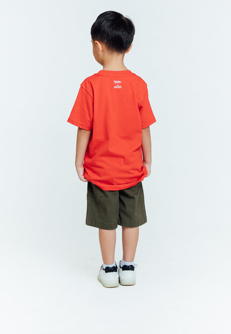 Mossimo Kids Red Sesame Street Printed Tshirt