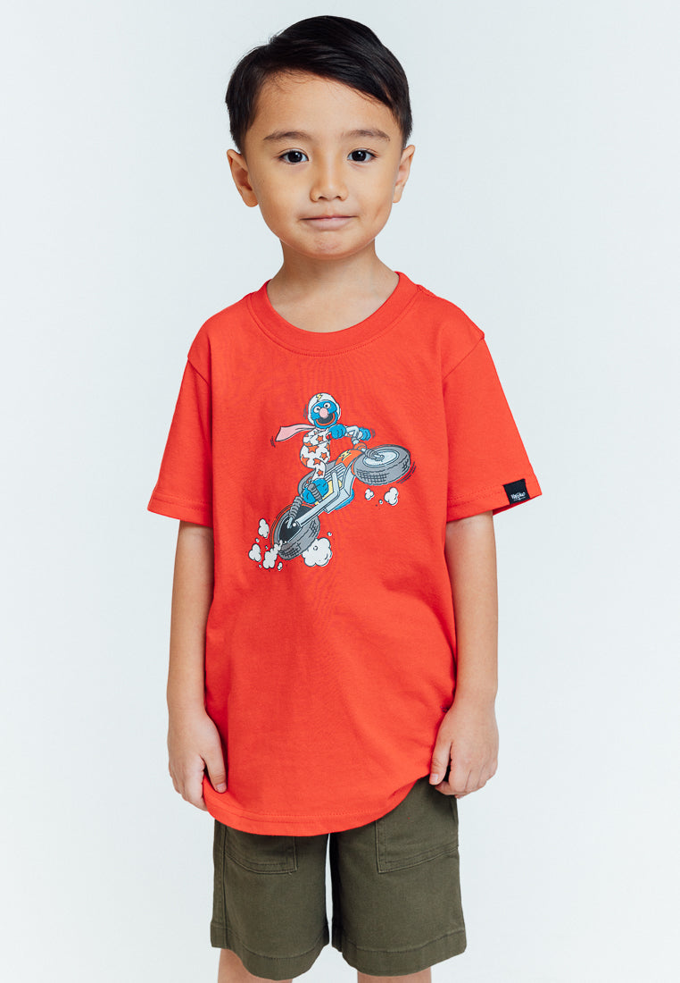 Mossimo Kids Red Sesame Street Printed Tshirt