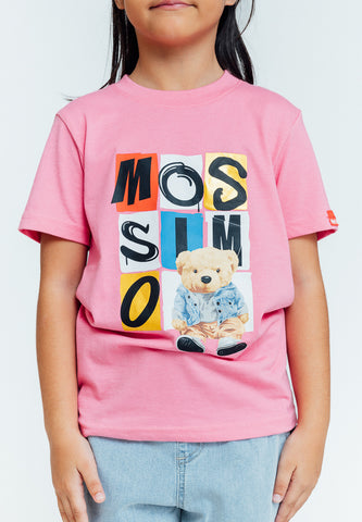 Mossimo Kids Riley Azalea Pink Mossybear Regular Tshirt