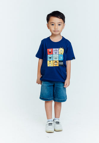 Mossimo Kids Raffy Blue Regular Five Pocket Shorts
