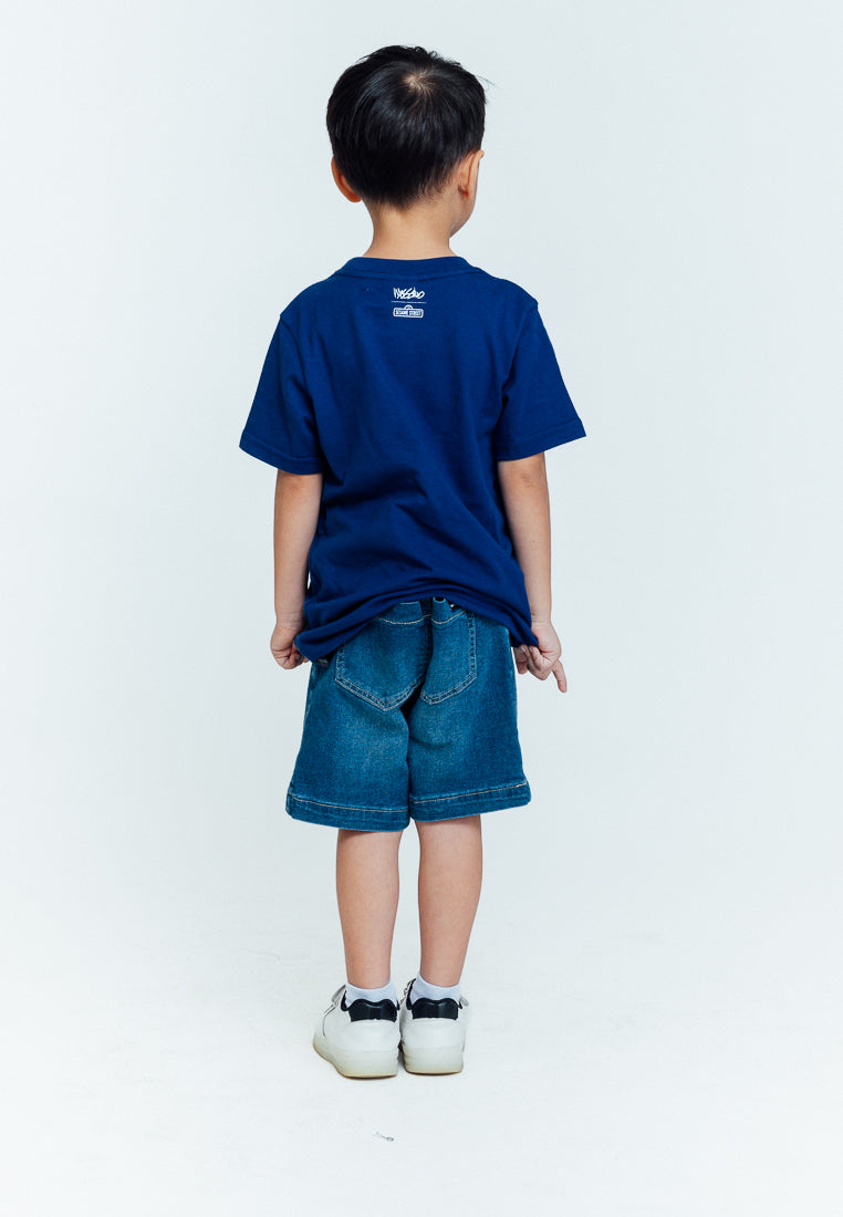 Mossimo Kids Navy Blue Sesame Street Printed Tshirt