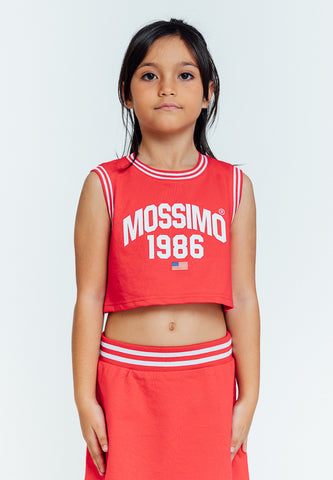 Mossimo Kids Cailyn Red Varsity Tank Top and Skater Skirt