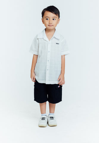 Mossimo Kids Riel Black Pull Up Chino Cargo Shorts