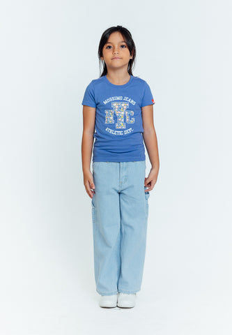 Mossimo Kids Jacky Light Blue Wide Leg Carpenter Jeans