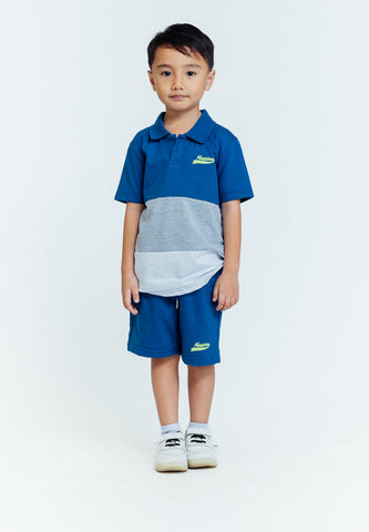 Mossimo Kids Duke Amparo Blue Polo Shirt and Shorts Set