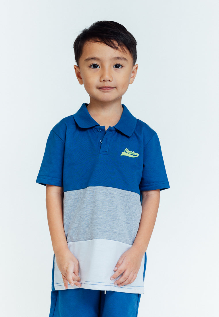 Mossimo Kids Duke Amparo Blue Polo Shirt and Shorts Set