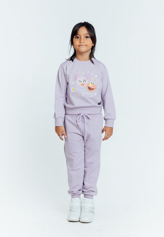Mossimo Kids Lilac Purple Sesame Street Pullover and Jogger Set