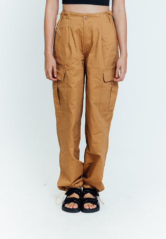 Mossimo Max Khaki Mid Waist Unisex Parachute Pants