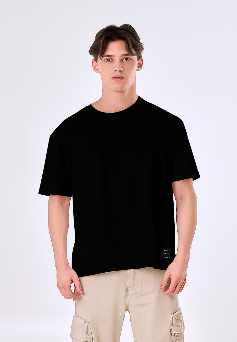 Mossimo Alby Black Premium Roundneck Classic Fit Tee